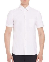 Burberry Solid Cotton Shirt