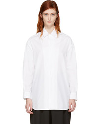 Facetasm Ssense White Slit Shirt