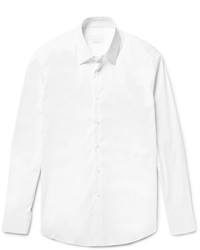 Prada Stretch Cotton Blend Poplin Shirt