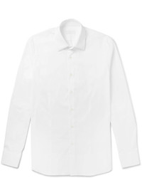 Prada Stretch Cotton Blend Poplin Shirt