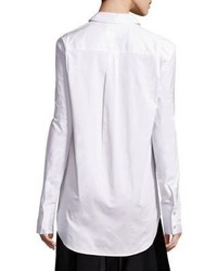DKNY Stretch Cotton Tuxedo Shirt
