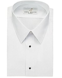 Neil Allyn Tuxedo Shirt Polycotton Laydown Collar 18 Inch Pleat