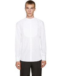 Kolor White Band Collar Shirt