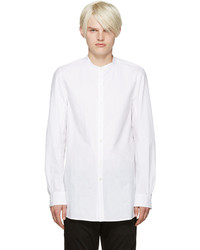 Attachment White Band Collar Shirt