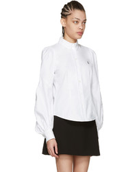 Marc Jacobs White Bishop Sleeve Shirt
