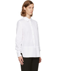 Lanvin White Contrast Shirt