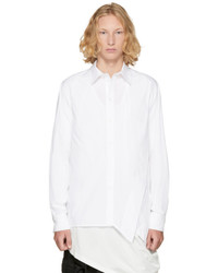 D.gnak By Kang.d White Folded Side Shirt