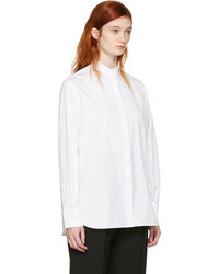 Victoria Beckham White Grandad Shirt