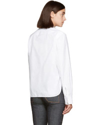 Carven White Long Sleeve Shirt