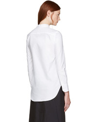 Thom Browne White Necktie Shirt
