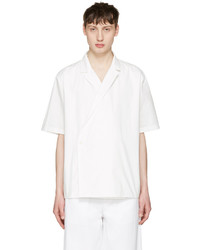 Sunnei White Open Collar Shirt