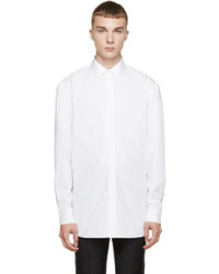 Marni White Overlong Collared Shirt