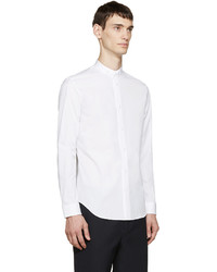 Maison Margiela White Poplin Collared Shirt