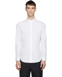 Maison Margiela White Poplin Collared Shirt