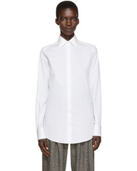 Dolce & Gabbana White Poplin Shirt