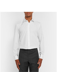 Charvet White Slim Fit Cotton Shirt