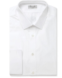 Charvet White Slim Fit Cotton Shirt