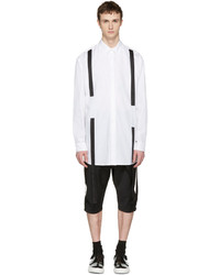 D.gnak By Kang.d White Straps Shirt