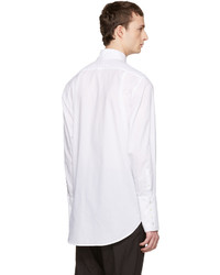 Ann Demeulemeester White Two Button Shirt