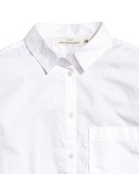 H&M Wide Cut Cotton Shirt