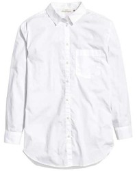 H&M Wide Cut Cotton Shirt