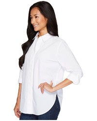 NYDJ Wide Placket Shirt Long Sleeve Button Up