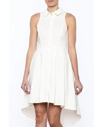 A Calin White Shirt Dress