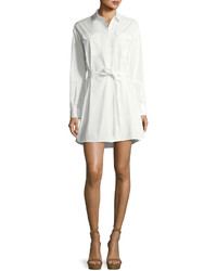 French Connection Army Poplin Belted Shirtdress