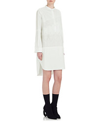 Burberry X Barneys New York Embroidered Tulle Cotton Shirtdress