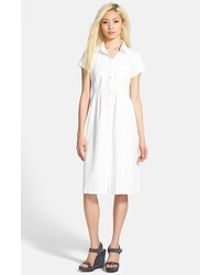 Oh My Love Button Front Midi Shirtdress