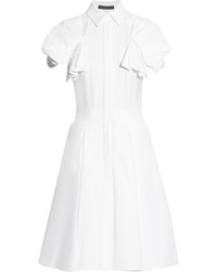 Alexander McQueen Cotton Piqu Shirt Dress