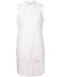 Derek Lam 10 Crosby Grid Detail Shirt Dress
