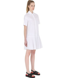 I'M Isola Marras Short Sleeve Cotton Poplin Shirt Dress