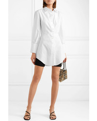 Anna Quan Luna Cutout Cotton Poplin Mini Dress