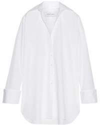 MARQUES ALMEIDA Marques Almeida Oversized Cotton Poplin Shirt Dress White