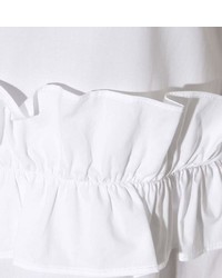 McQ by Alexander McQueen Mcq Alexander Mcqueen Ruffled Cotton Shirt Dress