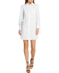 Michael Kors Michl Kors Collection Cotton Poplin Shirt Dress White