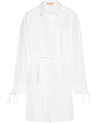 Michael Kors Michl Kors Collection Cotton Poplin Shirt Dress White