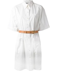 Moschino Belted Shirt Dress