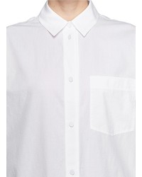 Alexander Wang T By Ripstop Cotton Poplin Shirt Dress