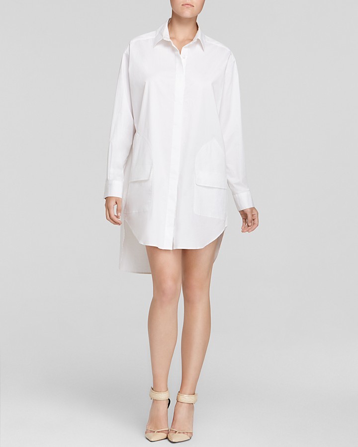 DKNY Tunic Shirt Dress, $295 