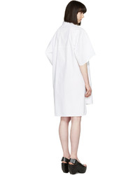 Acne Studios White Debra Shirt Dress