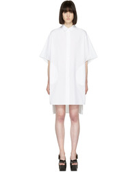 Acne Studios White Debra Shirt Dress