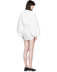 Jacquemus White La Blouse Shirt Dress