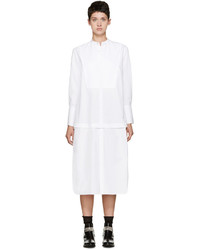 Undercover White Long Shirt Dress