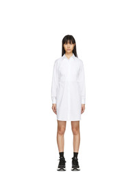 MM6 MAISON MARGIELA White Poplin Shirt Dress