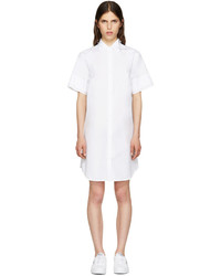 MM6 MAISON MARGIELA White Poplin Shirt Dress