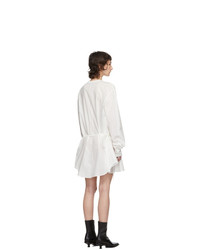 Ann Demeulemeester White Shirt Dress
