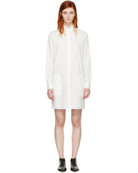 Acne Studios White Sike Shirt Dress