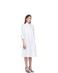 Max Mara White Vibo Shirt Dress